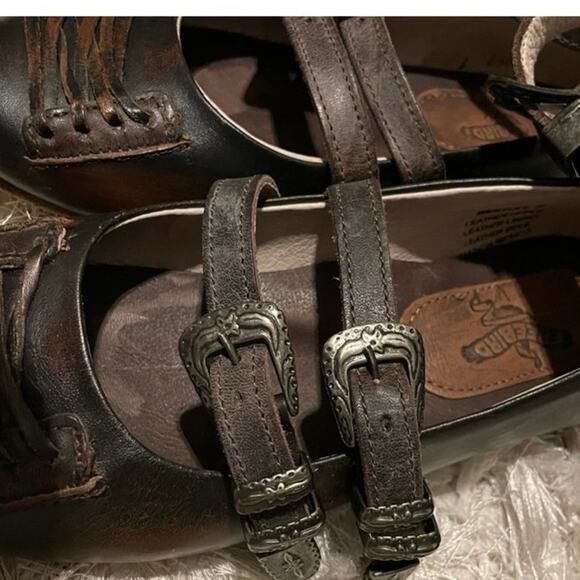 Freebird Bentley Mary Jane Flats Size 7 Western Boho - Picture 9 of 12